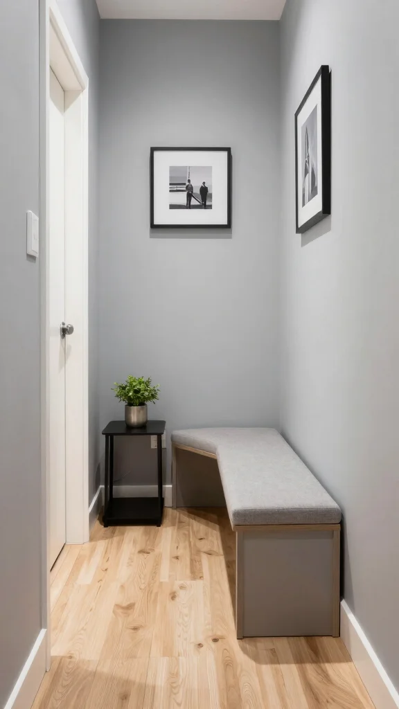 13 Hallway Furniture Ideas for a Functional Stylish Welcoming Space - 10. Small Scale Furniture for Tight Spaces 1