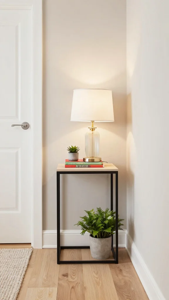 13 Hallway Furniture Ideas for a Functional Stylish Welcoming Space - 7. Multi-Functional Side Tables 1
