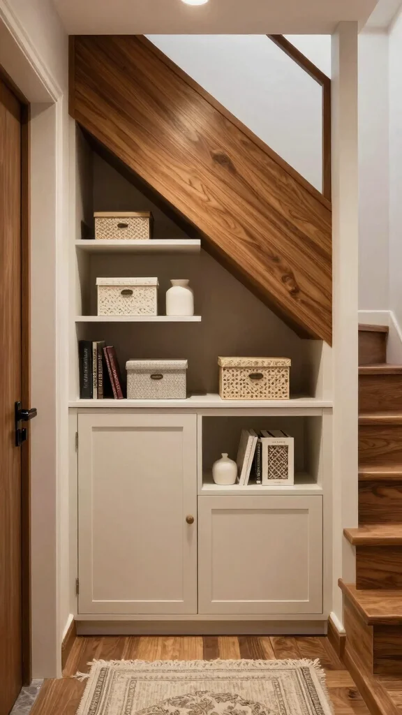 13 Hallway Unit Ideas for Storage Display and Every Entrance Style - 12. Under-Stair Storage Solutions 1