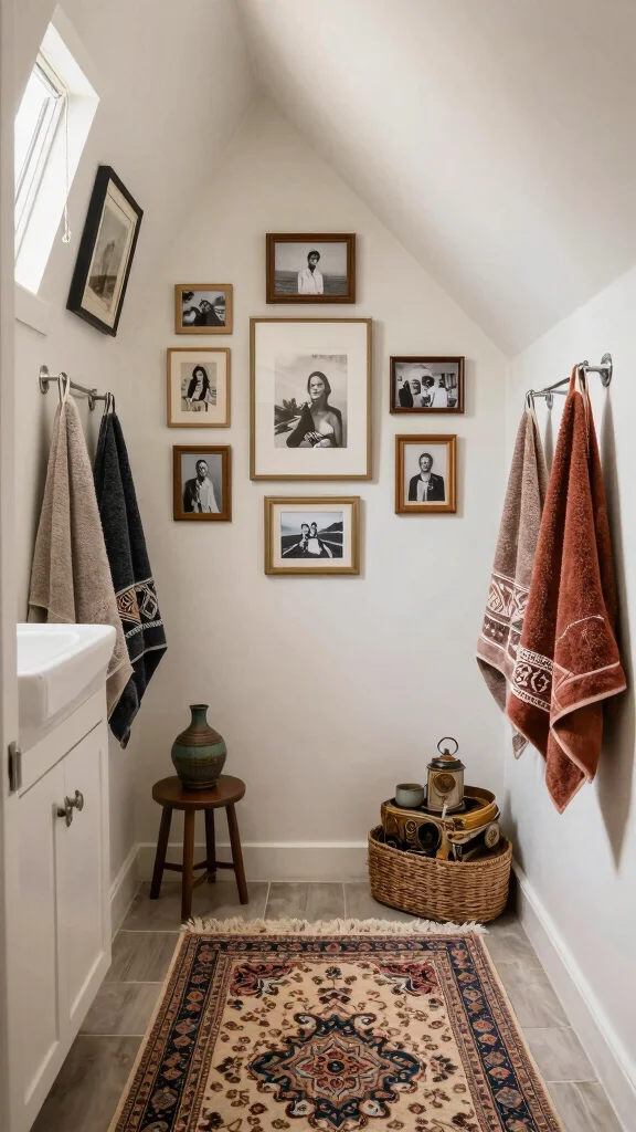 14 Attic Bathroom Concepts for a Beautiful Functional Top-Floor Space - 14. Personal Touches: Infusing Your Style 1