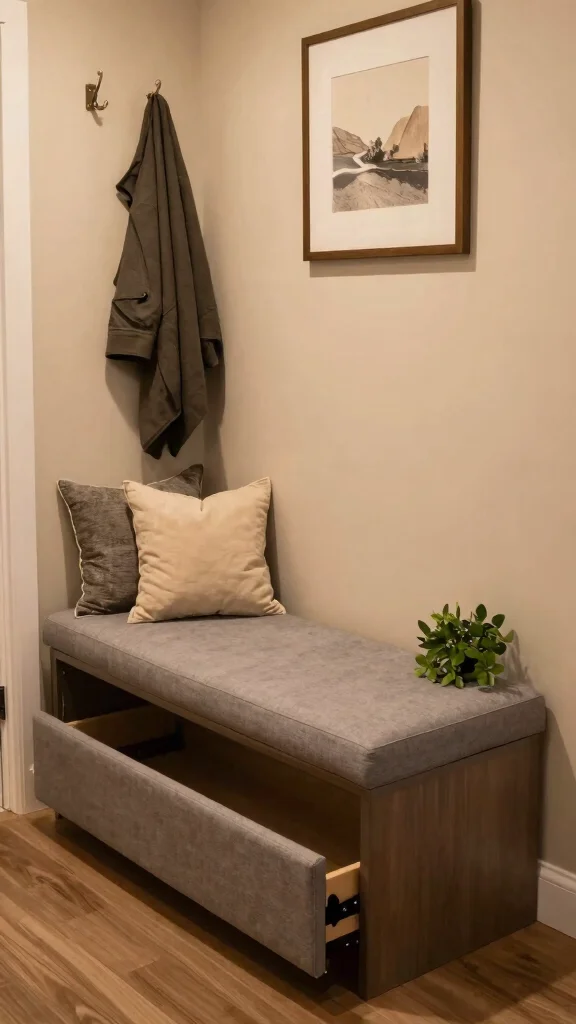 14 Entryway Furniture Ideas for a Functional Stylish Welcoming Space - 2. Stylish Storage Benches 1
