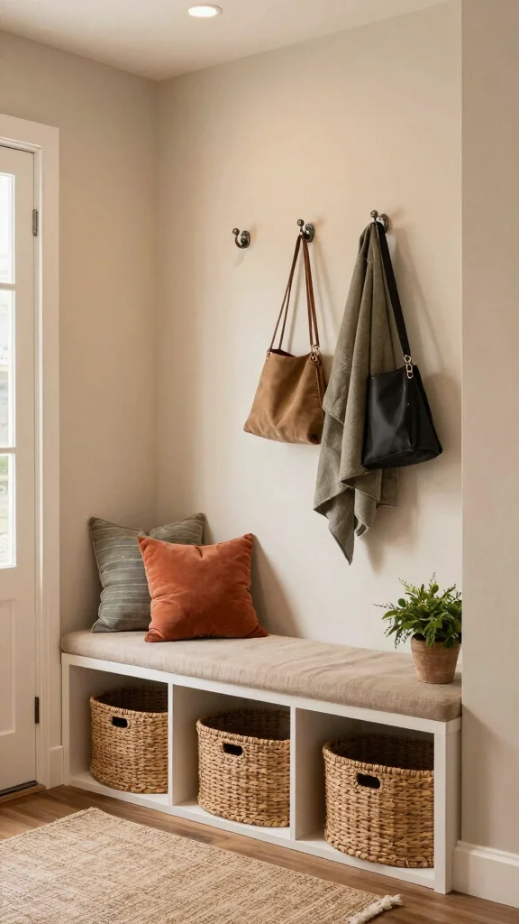 14 Entryway Mudroom Concepts for a Practical Stylish Transition Space - 2. Built-in Benches with Storage 1