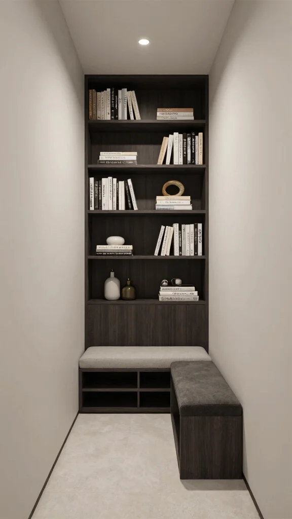 14 Hallway Design Ideas From Minimalist to Grand - 11. Multi-Functional Spaces 1