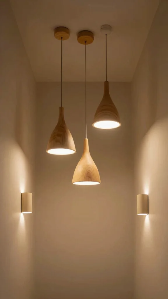 14 Hallway Design Ideas From Minimalist to Grand - 6. Sustainable Lighting Solutions 1