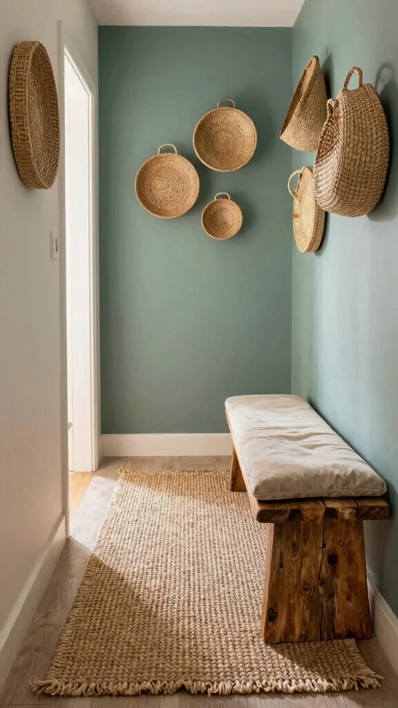 14 Hallway Design Ideas From Minimalist to Grand - 7. Textured Elements 1