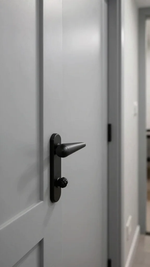 14 Narrow Corridor Ideas That Make a Tight Space Feel Stylish and Open - 12. Unique Door Hardware 1