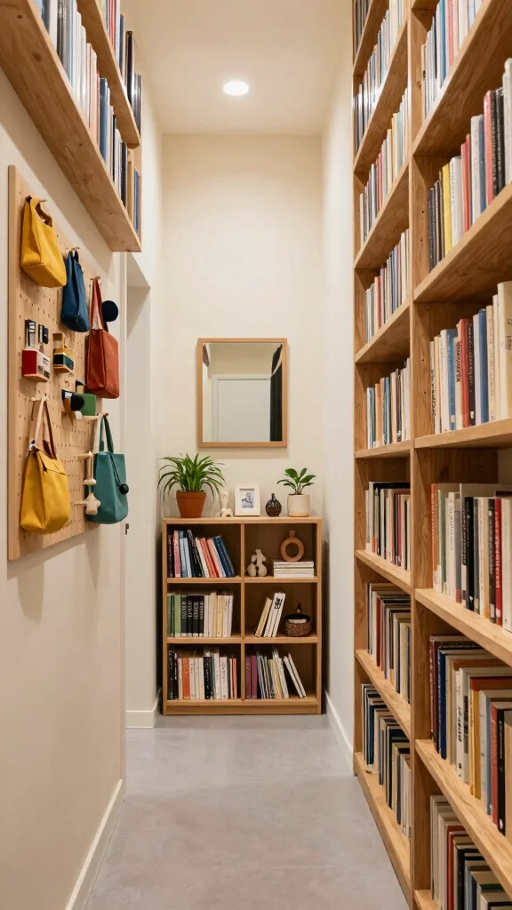 14 Narrow Corridor Ideas That Make a Tight Space Feel Stylish and Open - 2. Utilize Vertical Space 1