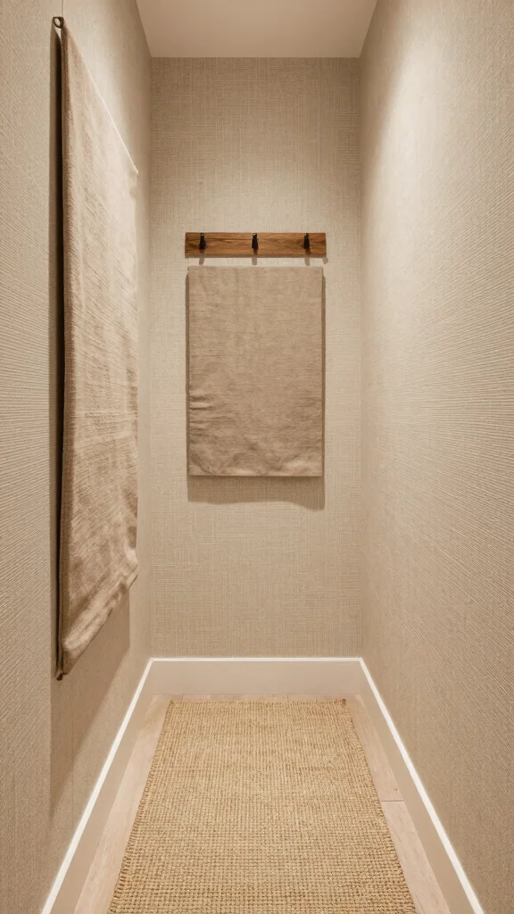 14 Narrow Corridor Ideas That Make a Tight Space Feel Stylish and Open - 9. Textured Accents 1