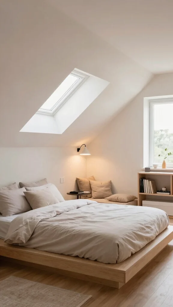 15 Attic Bedroom Ideas for a Cosy Beautiful Top-Floor Sleep Space - 1. Embrace the Slant 1