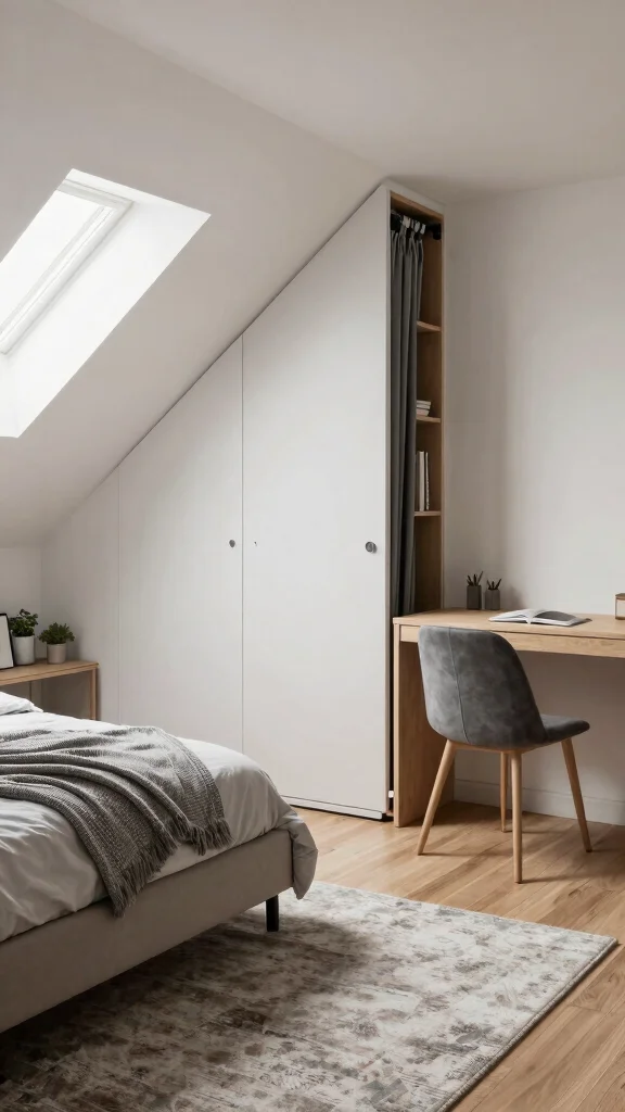 15 Attic Bedroom Ideas for a Cosy Beautiful Top-Floor Sleep Space - 15. Create a Multi-Functional Space 1