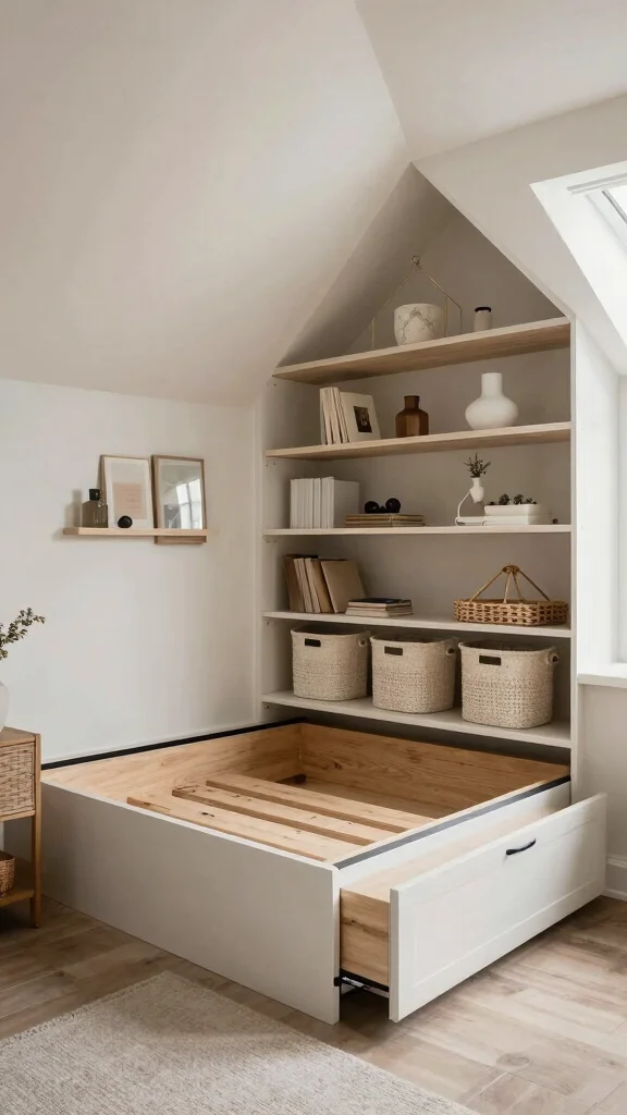 Attic Master Suite: 13 Luxurious Ideas for a Private Top-Floor Retreat - 10. Innovative Storage Solutions 1