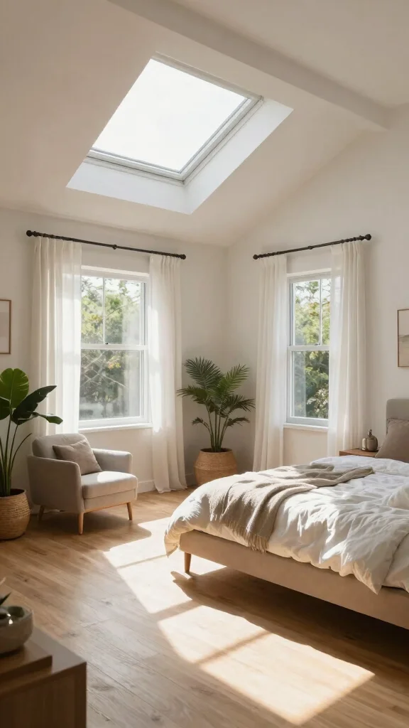 Attic Master Suite: 13 Luxurious Ideas for a Private Top-Floor Retreat - 4. Incorporate Natural Light 1