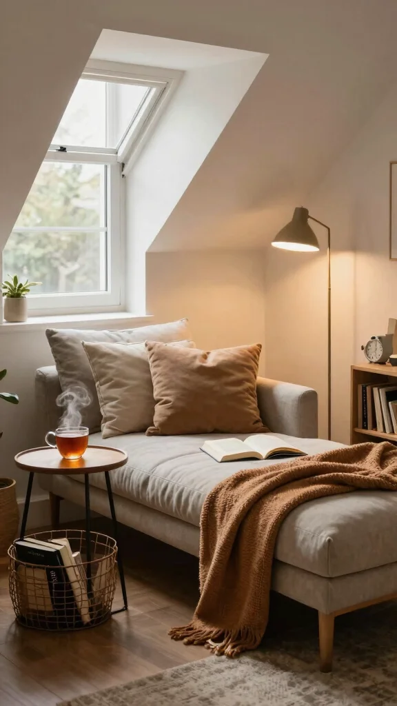 Attic Master Suite: 13 Luxurious Ideas for a Private Top-Floor Retreat - 7. Cozy Reading Nook 1