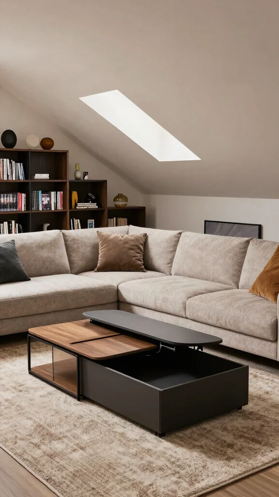 Attic Movie Space Inspiration: 11 Ideas for a Cosy Top-Floor Cinema - 2. Multi-functional Furniture 1