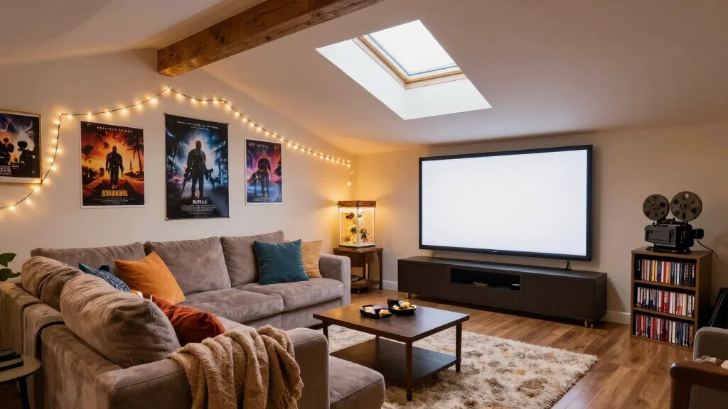 Attic Movie Space Inspiration: 11 Ideas for a Cosy Top-Floor Cinema