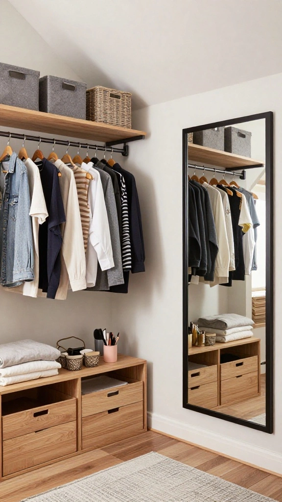 Attic Storage: 12 Under-Eaves Ideas for a Clever Space-Smart Solution - 10. DIY Closet Space 1