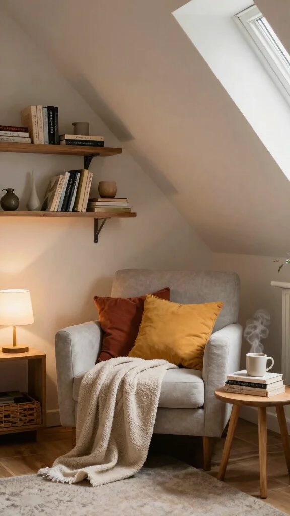 Attic Storage: 12 Under-Eaves Ideas for a Clever Space-Smart Solution - 2. Cozy Reading Nook 1