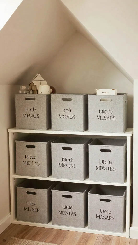 Attic Storage: 12 Under-Eaves Ideas for a Clever Space-Smart Solution - 8. Seasonal Decor Storage 1