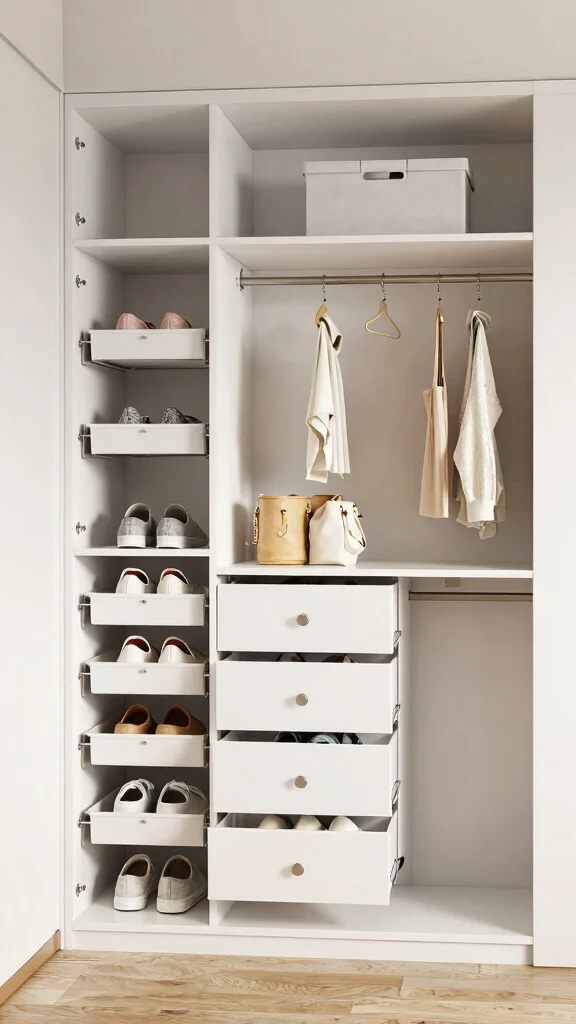 Entryway Closet Organisation: 11 Smart Ideas for a Neat Functional Space - 4. Install a Modular System 1