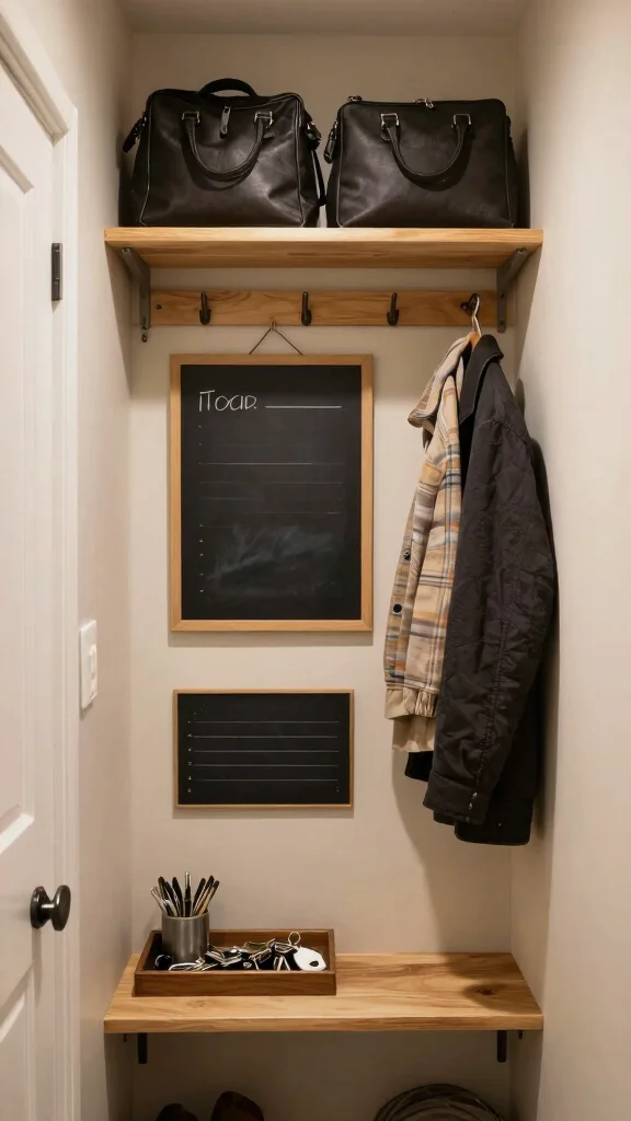 Entryway Closet Organisation: 11 Smart Ideas for a Neat Functional Space - 9. Create a Designated Drop Zone 1