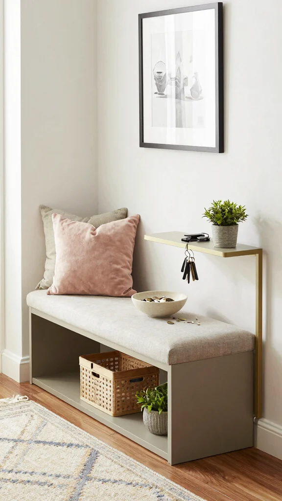 Entryway Command Centre: 12 Ideas for a Tidy Organised Family Hub - 2. Multi-Functional Furniture 1