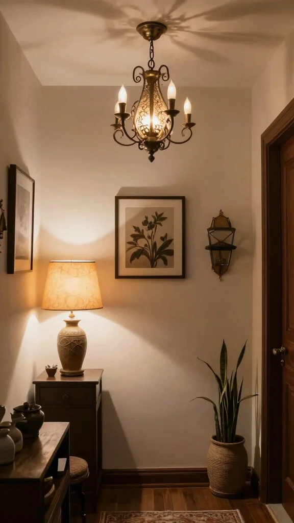 Entryway Illumination: 13 Ideas for a Bright Layered Welcoming Entrance - 13. Personalized Lighting Touches 1
