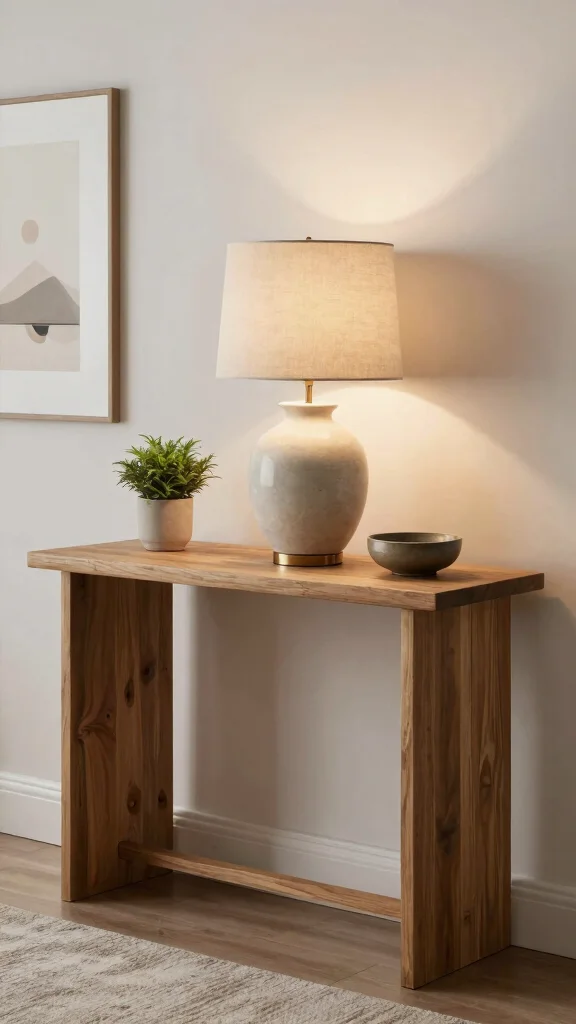 Entryway Illumination: 13 Ideas for a Bright Layered Welcoming Entrance - 3. Table Lamps for Added Warmth 1