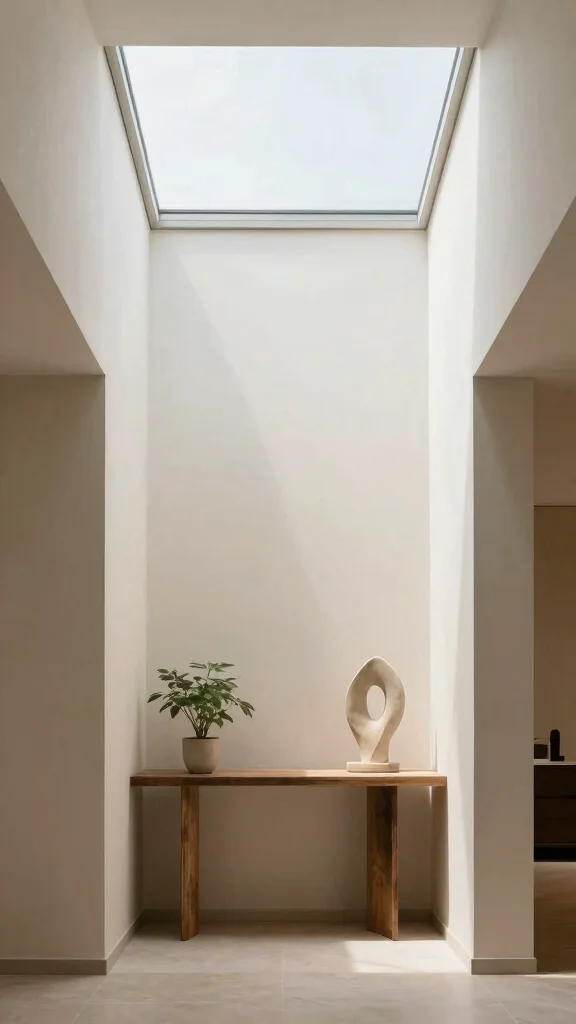 Entryway Illumination: 13 Ideas for a Bright Layered Welcoming Entrance - 5. Natural Light with Skylights 1