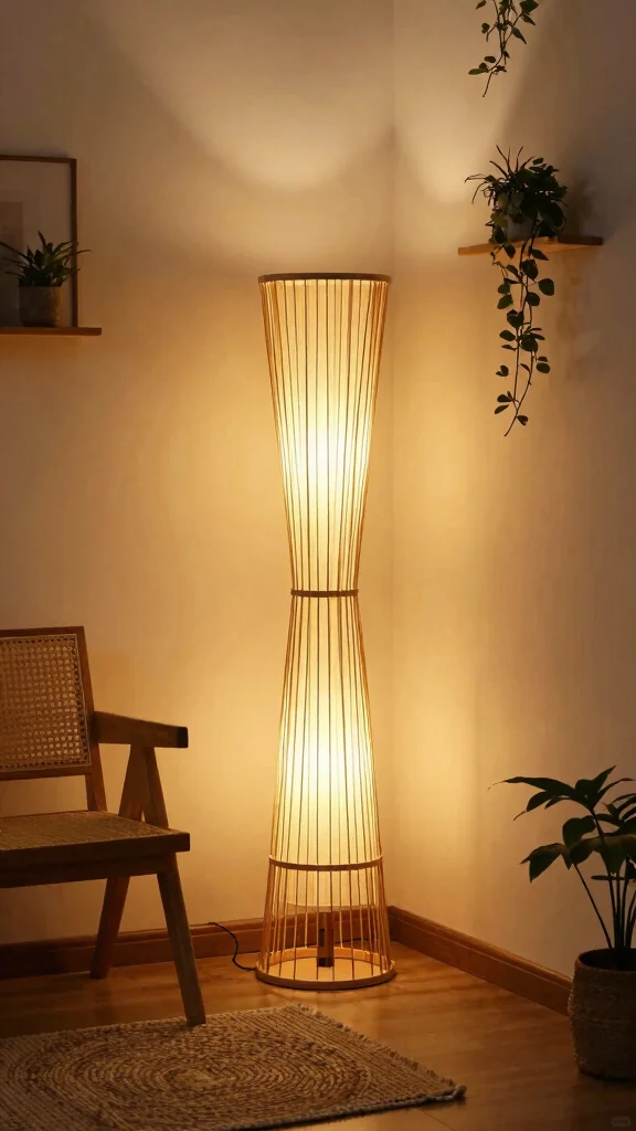 Entryway Illumination: 13 Ideas for a Bright Layered Welcoming Entrance - 6. Sustainable Floor Lighting 1