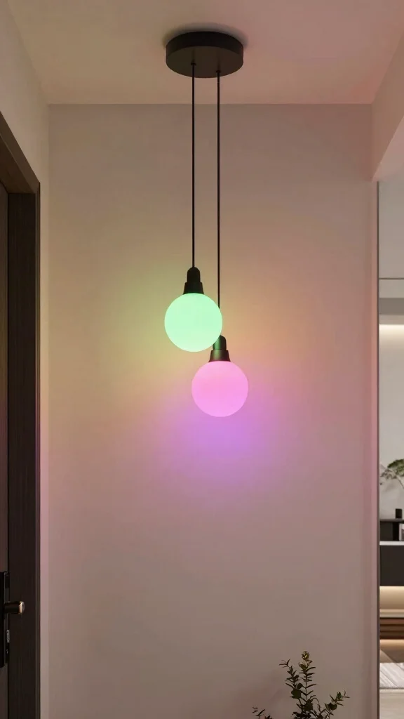 Entryway Illumination: 13 Ideas for a Bright Layered Welcoming Entrance - 9. Smart Lighting Solutions 1