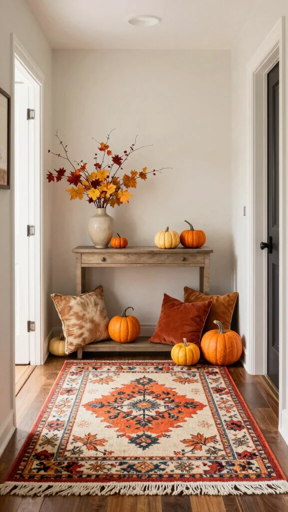 Entryway Inspiration: 13 Modern Ideas for a Sleek Stylish Welcome - 11. Seasonal Decor Swaps 1