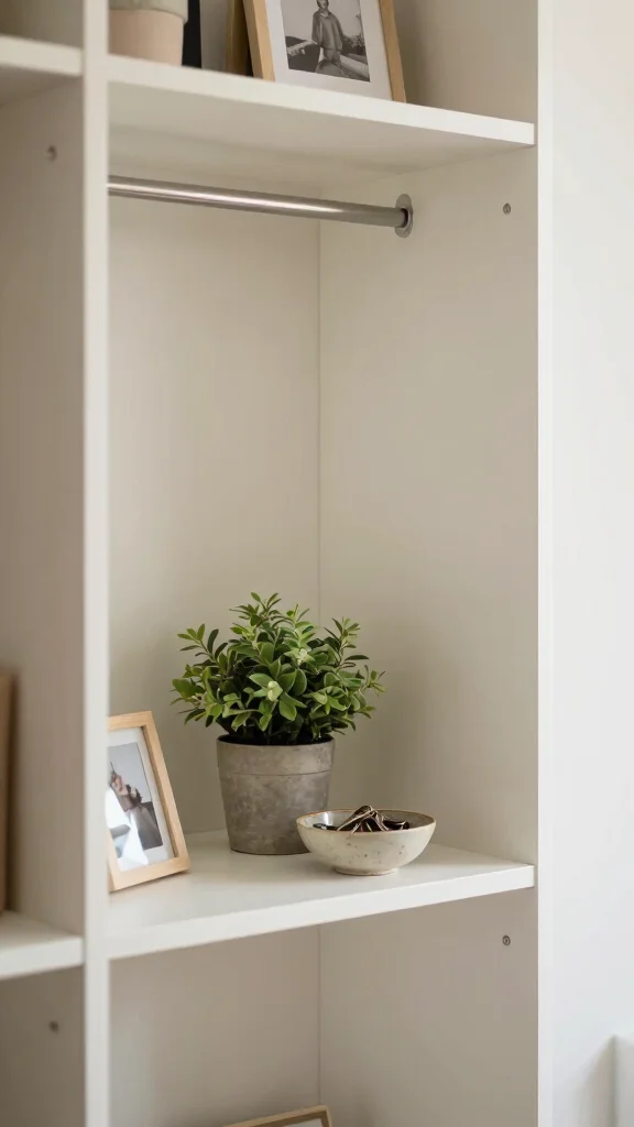 Hallway Closet Organisation: 11 Smart Ideas for a Neat Functional Space - 10. Minimalist Decor Elements 1