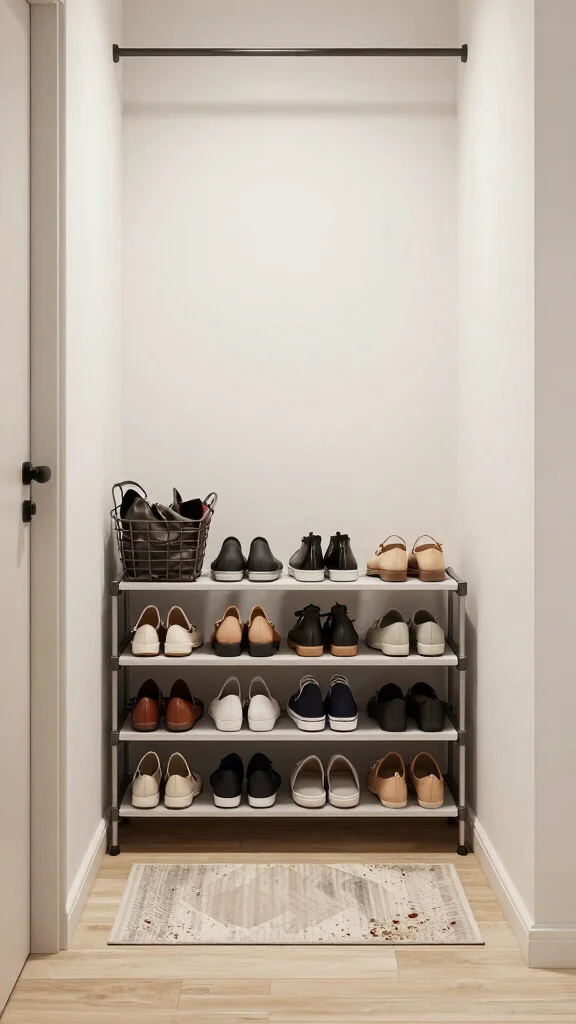 Hallway Closet Organisation: 11 Smart Ideas for a Neat Functional Space - 6. Make Use of the Floor Space 1