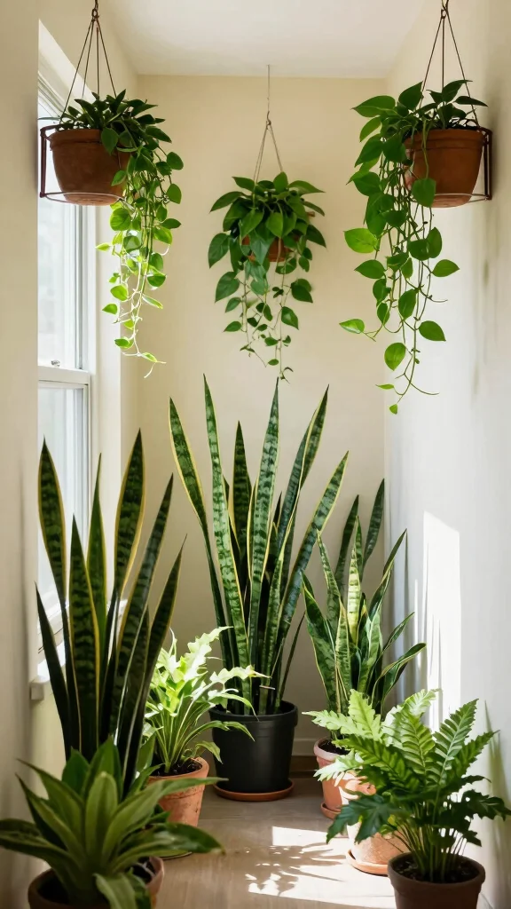 Hallway Makeover: 12 Ideas for a Stunning Before-and-After Transformation - 7. Greenery for Life 1