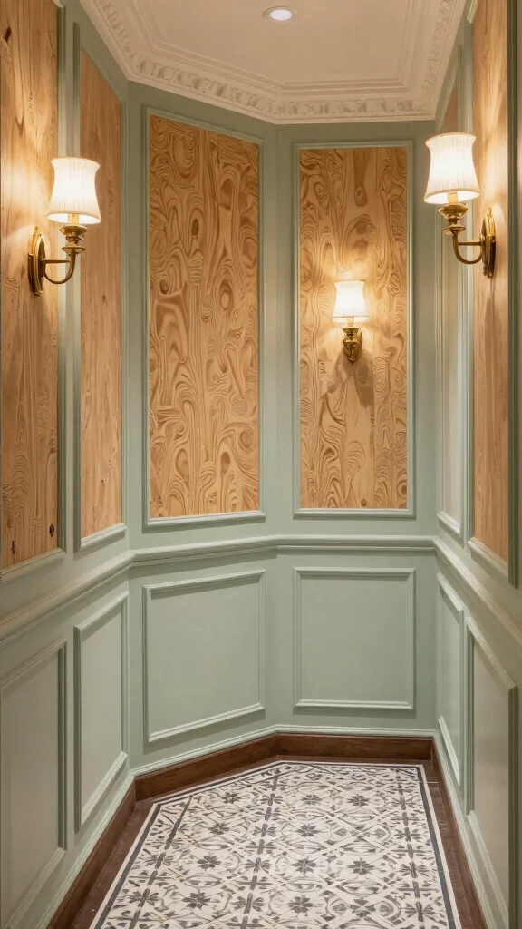 Hallway Panelling: 12 Textured Wall Ideas for a Timeless Architectural Detail - 4. Vintage Paneling Revival 1