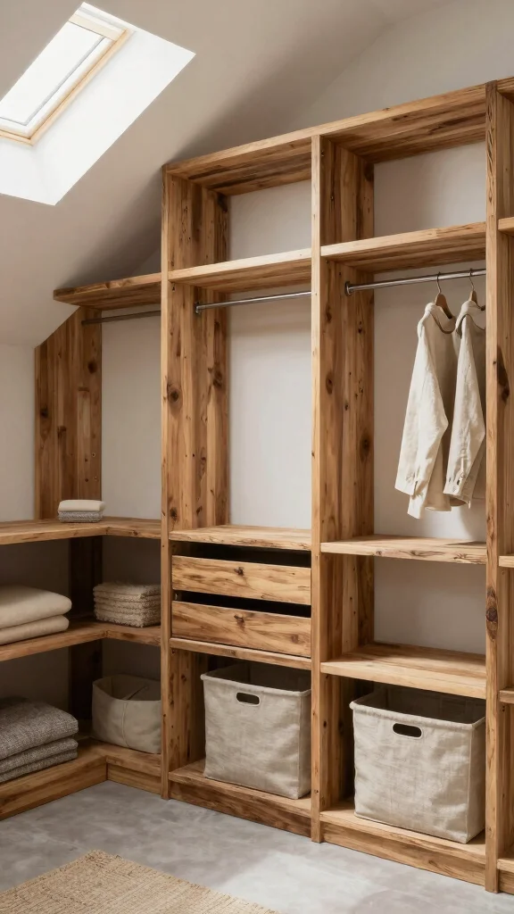 The Best 12 Attic Walk-In Closet Ideas for a Spacious Organised Wardrobe - 11. Sustainable Design Choices 1
