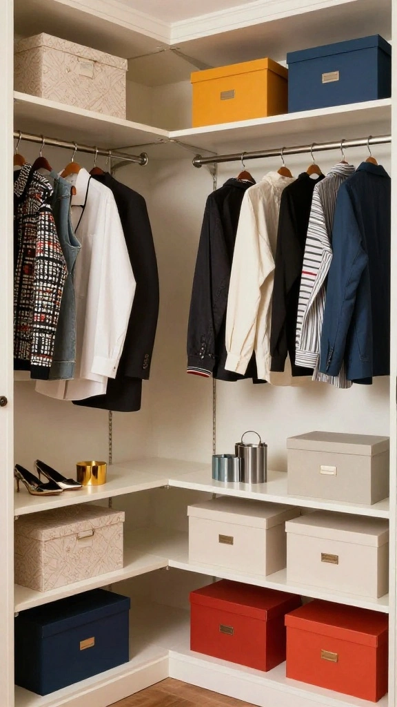 The Best 12 Attic Walk-In Closet Ideas for a Spacious Organised Wardrobe - 5. Open Concept Display 1