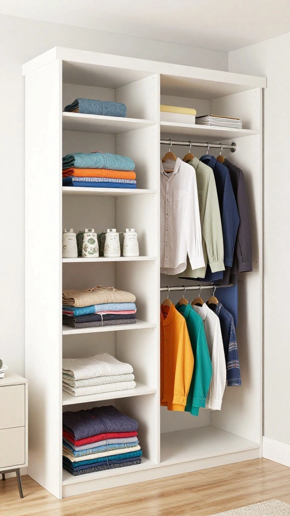 The Best 12 Attic Walk-In Closet Ideas for a Spacious Organised Wardrobe - 9. Flexible Modular Systems 1