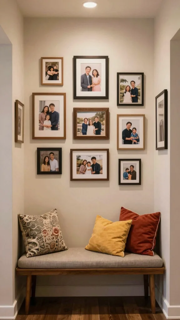 The Best 12 Entryway Drop Space Ideas for a Tidy Everyday Entrance - 10. Incorporate Art and Personal Touches 1