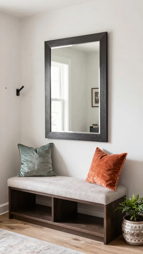 The Best 12 Entryway Drop Space Ideas for a Tidy Everyday Entrance - 2. Incorporate a Stylish Entryway Bench 1