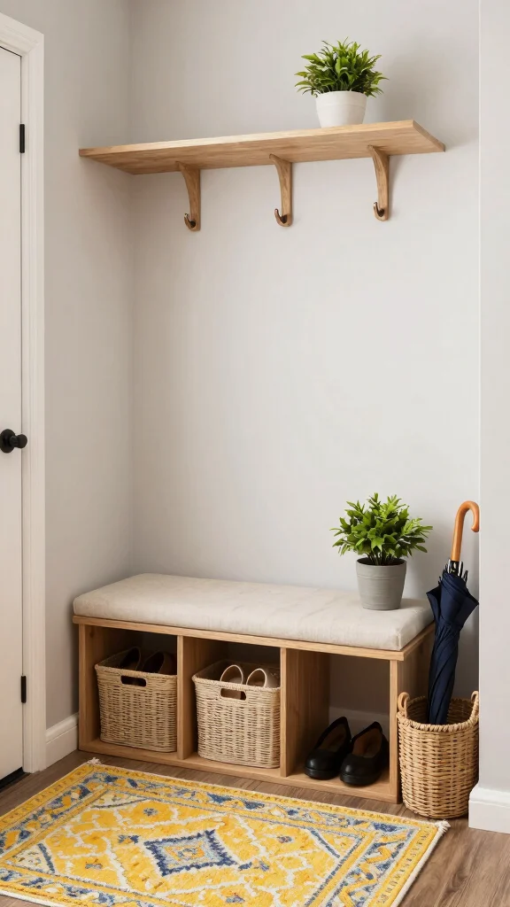 The Best 12 Entryway Drop Space Ideas for a Tidy Everyday Entrance - 3. Create a Mini Mudroom 1