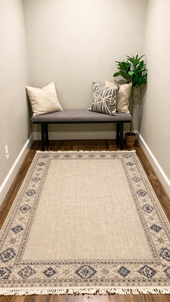 The Best 12 Entryway Drop Space Ideas for a Tidy Everyday Entrance - 9. Layering Rugs for Style and Function 1