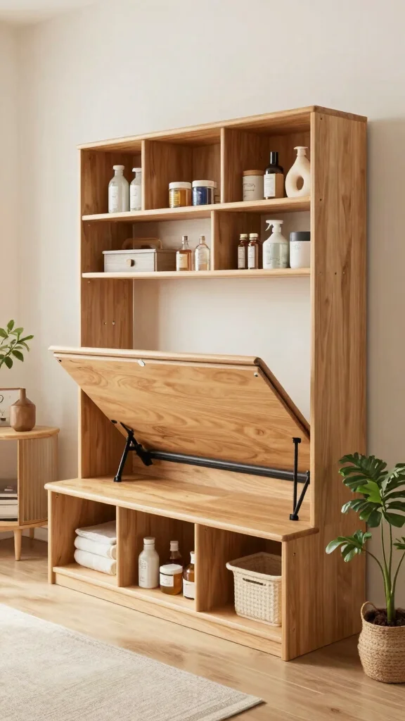 The Best 12 Entryway Hall Tree Ideas for a Complete Organisation Hub - 4. Multifunctional Magic 1