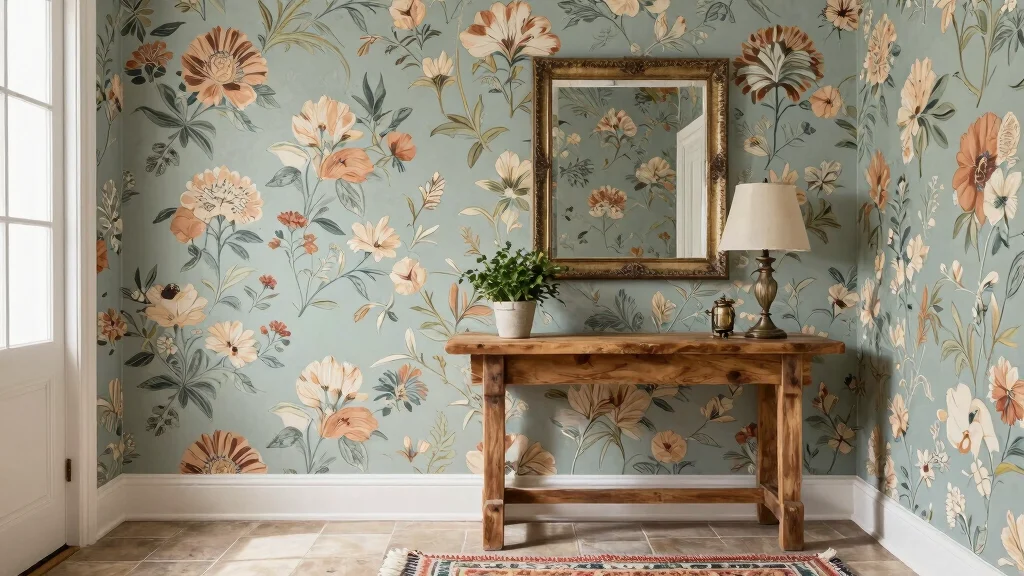 The Best 13 Entryway Wallpaper Ideas for a Bold Character-Filled Entrance