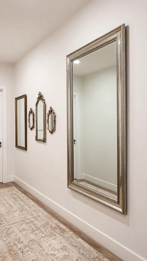 The Best 13 Hallway Design Ideas for a Beautiful Welcoming Entrance - 5. Use Mirrors to Expand Space 1