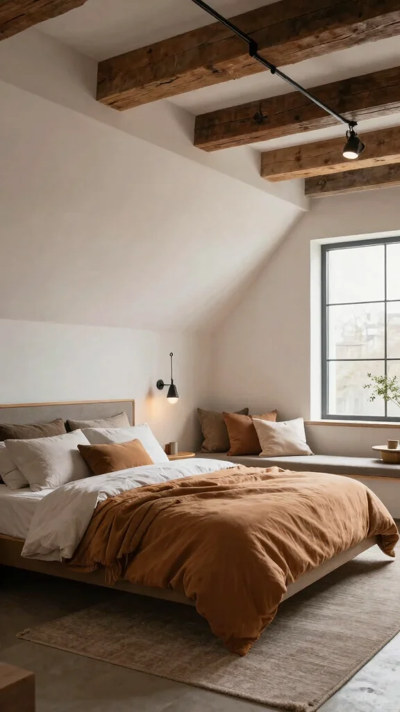 The Best 14 Attic Makeover Ideas That Transform Your Top Floor - 9. Loft-style Bedroom 1