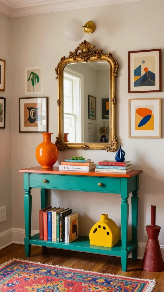 The Best 14 Entryway Design Ideas From Minimalist to Grand - 4. Eclectic Entryway: Mix and Match Styles 1