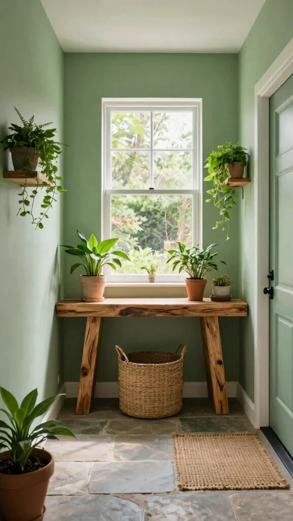 The Best 14 Entryway Design Ideas From Minimalist to Grand - 5. Nature-Inspired Entryway: Bring the Outdoors In 1