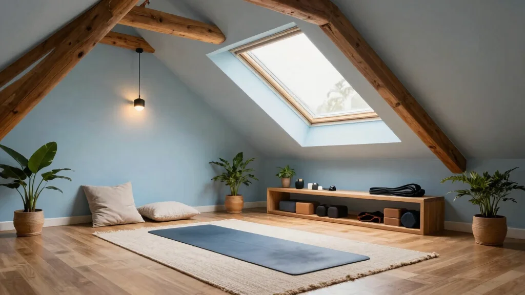 12 Attic Yoga Studio Design Ideas for a Calm Dedicated Practice Space – nextleveldecor.blog