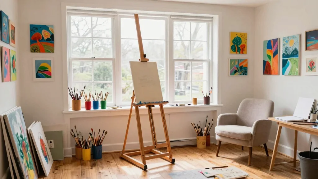 11 Basement Art Studio Ideas for a Creative Well-Lit Workspace – omerahomedecor.blog